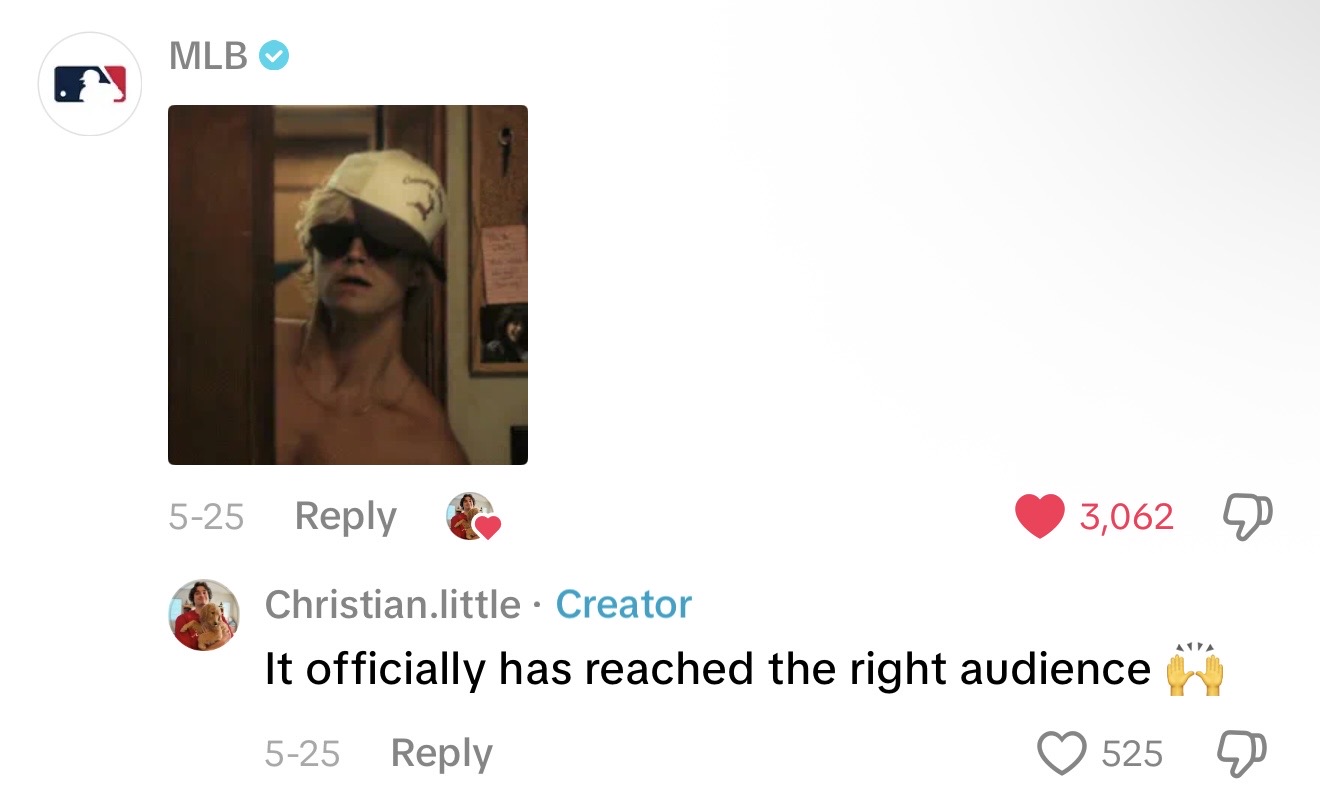 MLB: A reaction in the comments